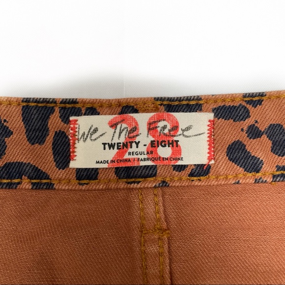 FREE PEOPLE PINEAPPLE COMBO JEAN SKIRT - Picture 3 of 3